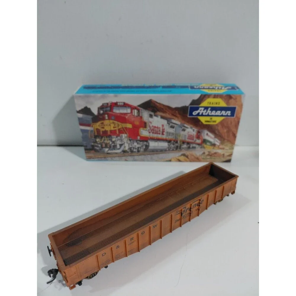 Athearn 1649 HO Gauge Model Railroad Rio Grande Weathered Gondola Car w/Box